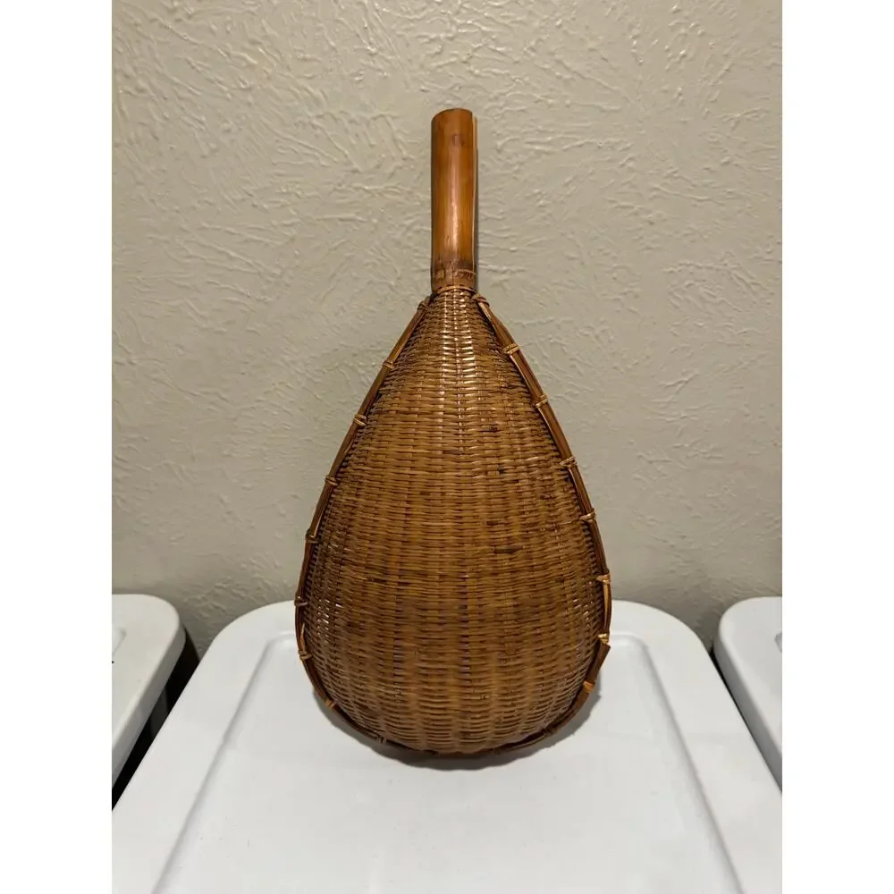 Vintage Rice Scoop Grain  Basket